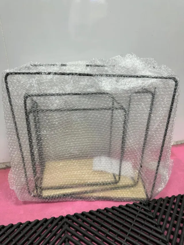 Estantes de pared KASAI metal y madera