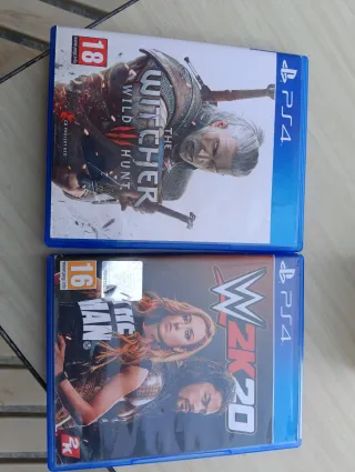 Juegos PS4: The Witcher 3 y WWE 2K20