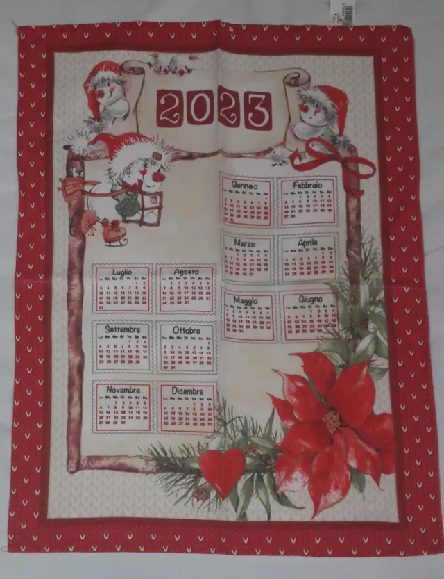 Tovaglietta Calendario 2023 Natale