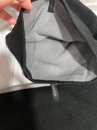 Conjunto Gorro y Bufanda Wedze Negro Gris