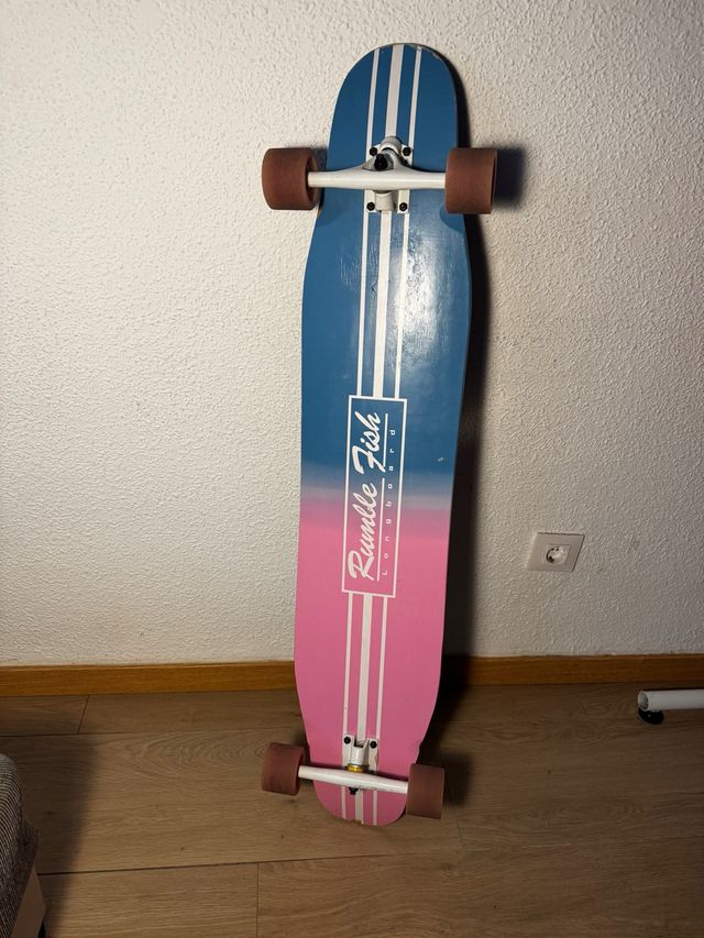 Longboard Rumble Fish Azul y Rosa