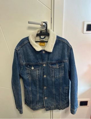Giacca jeans con pelliccia taglia 11-12