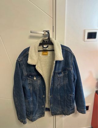 Giacca jeans con pelliccia taglia 11-12