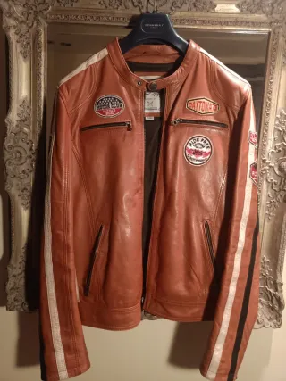 Chaqueta Daytona Roja y Blanca