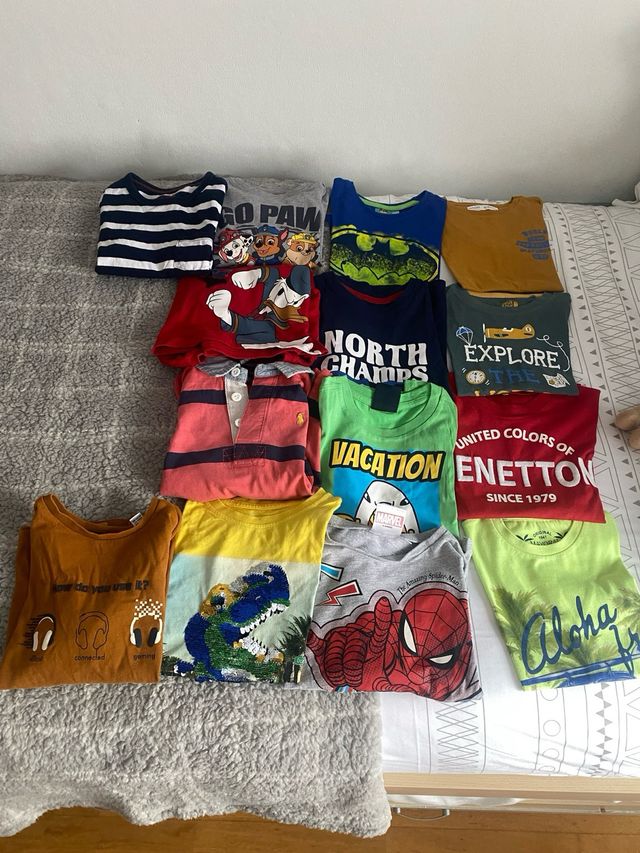 Lote Ropa Niño Tallas 4, 5, 6