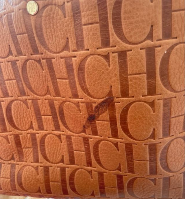 Bolso Carolina Herrera Marrón CH