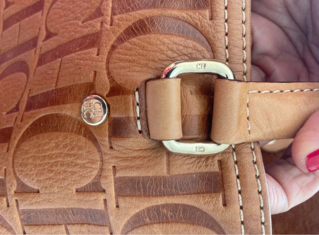 Bolso Carolina Herrera Marrón CH