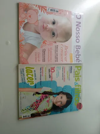 Lote Revistas Pais & Filhos e Nosso Bebé