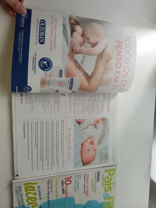 Lote Revistas Pais & Filhos e Nosso Bebé