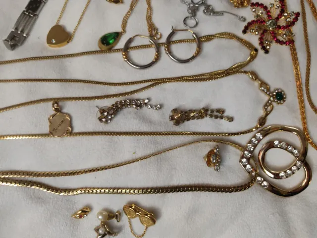 Lote bisutería antigua