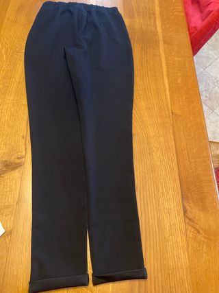 Pantaloni neri Melby con paillettes tg 16