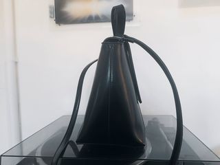 Borsa Nera Strutturata con Tracolla