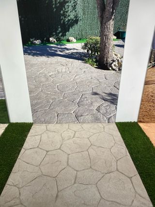 Hormigón impreso para exteriores