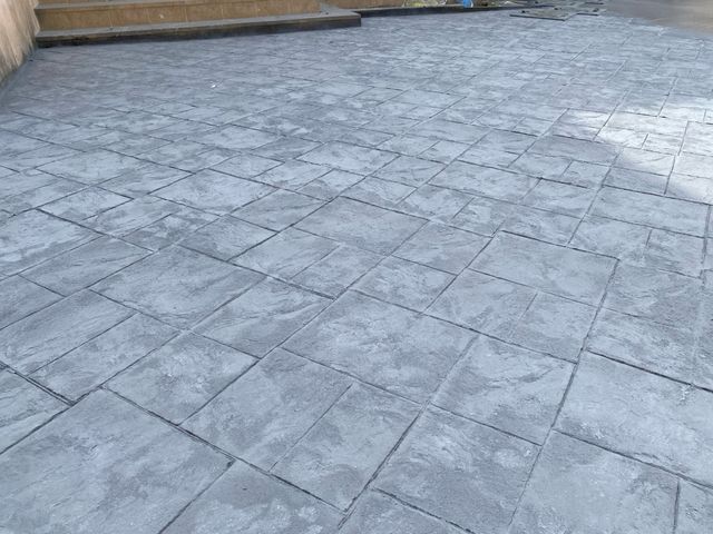 Hormigón impreso para exteriores