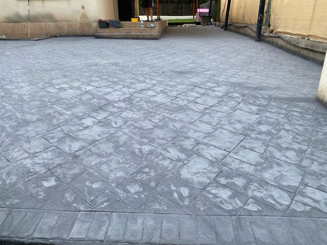 Hormigón impreso para exteriores