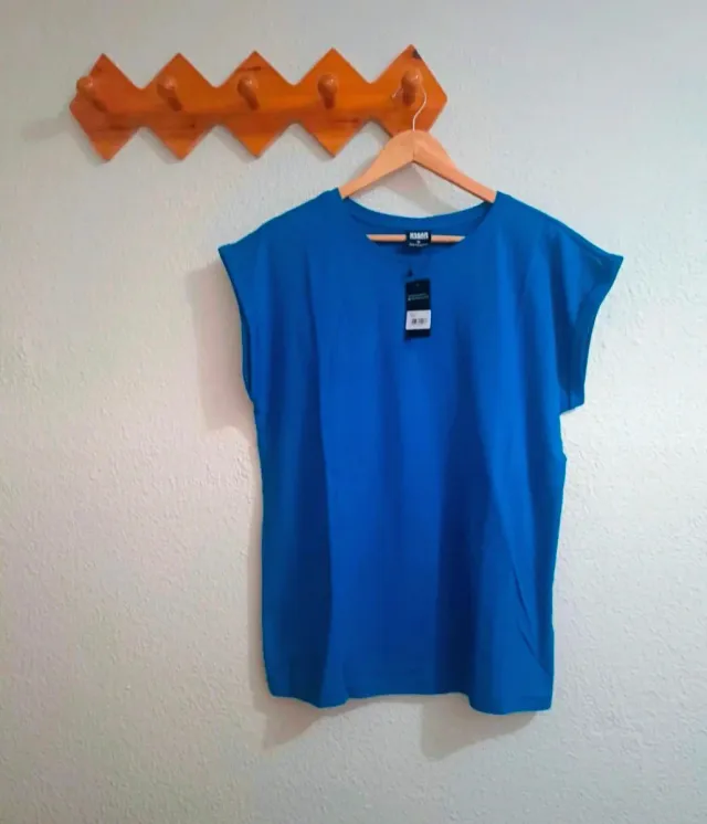 Camiseta Urbana Clásica Azul Talla M