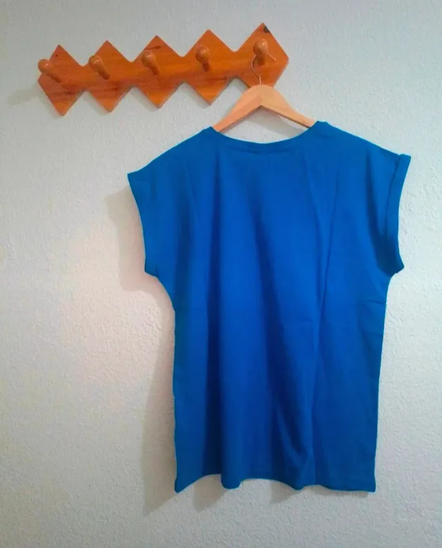 Camiseta Urbana Clásica Azul Talla M