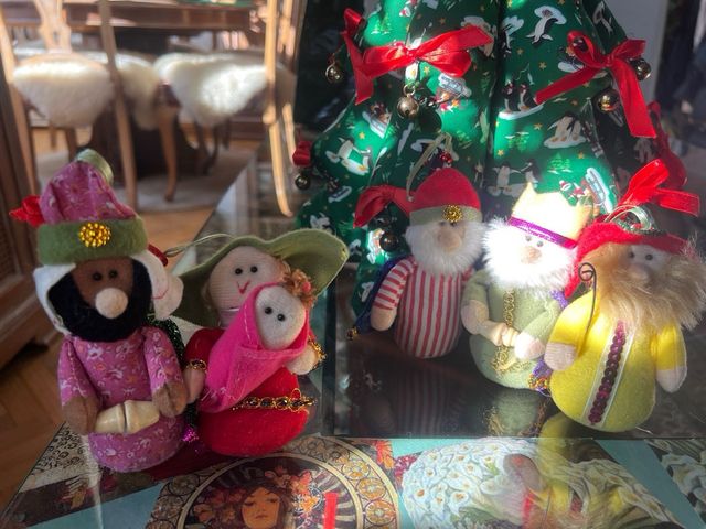 Belén de tela infantil