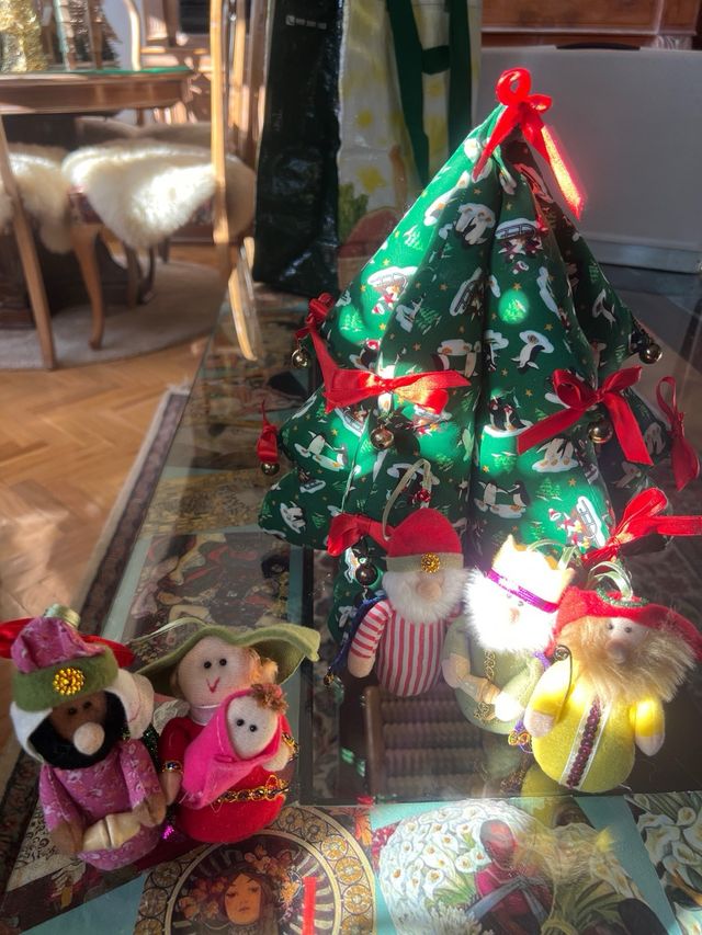 Belén de tela infantil