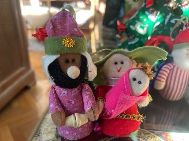 Belén de tela infantil