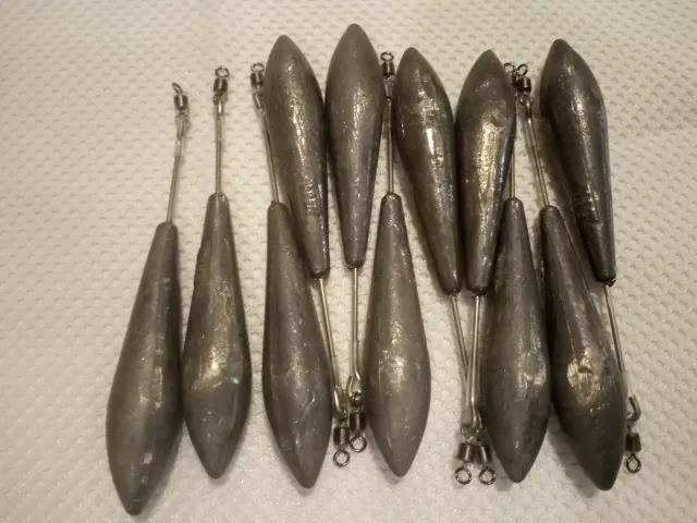 10 Plomos de pesca