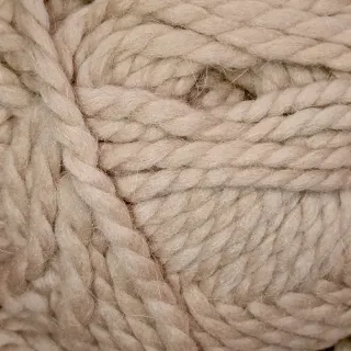 Lote 20 ovillos lana gruesa beige Alaska