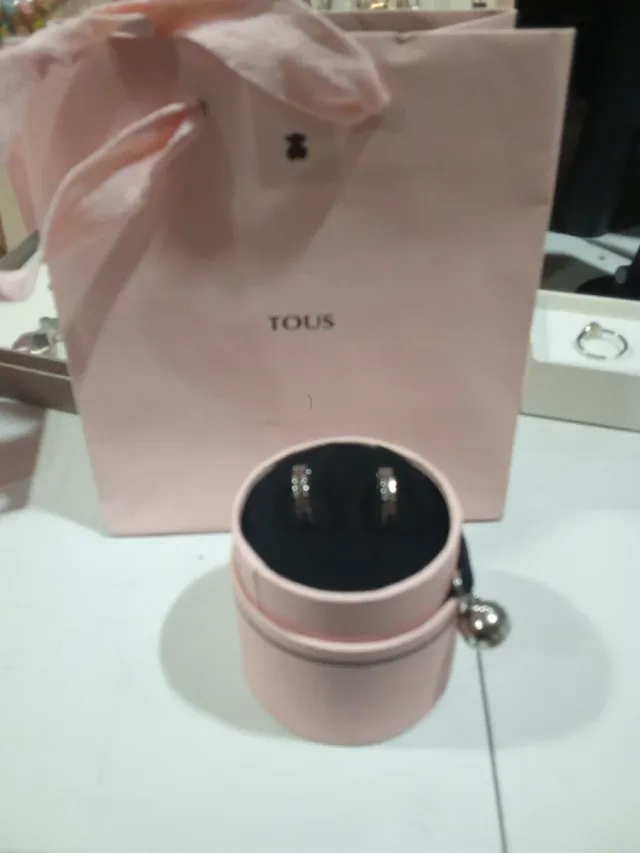 Pendientes Aro Tous acero inoxidable