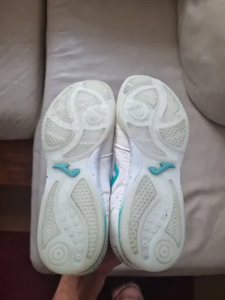 Zapatillas Joma Top Flex Blancas Turquesa