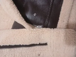 Chaqueta aviador Pull&Bear mujer marrón