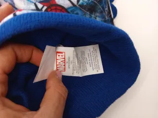 Set cappellino e guantini Spiderman nuovi