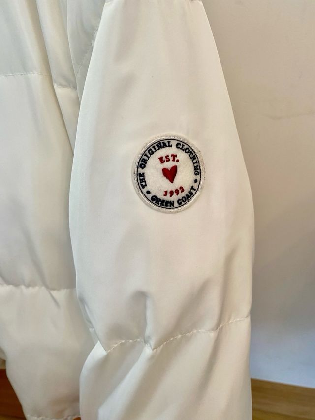 Plumífero blanco chica