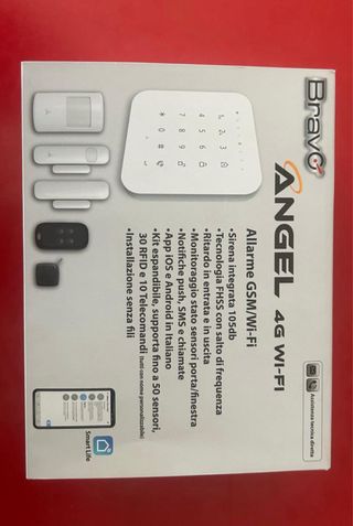 ANTIFURTO Kit Allarme Casa Bravo ANGEL 4G WI-FI
