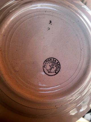 Taza y plato Cartuja Sevilla Antigua