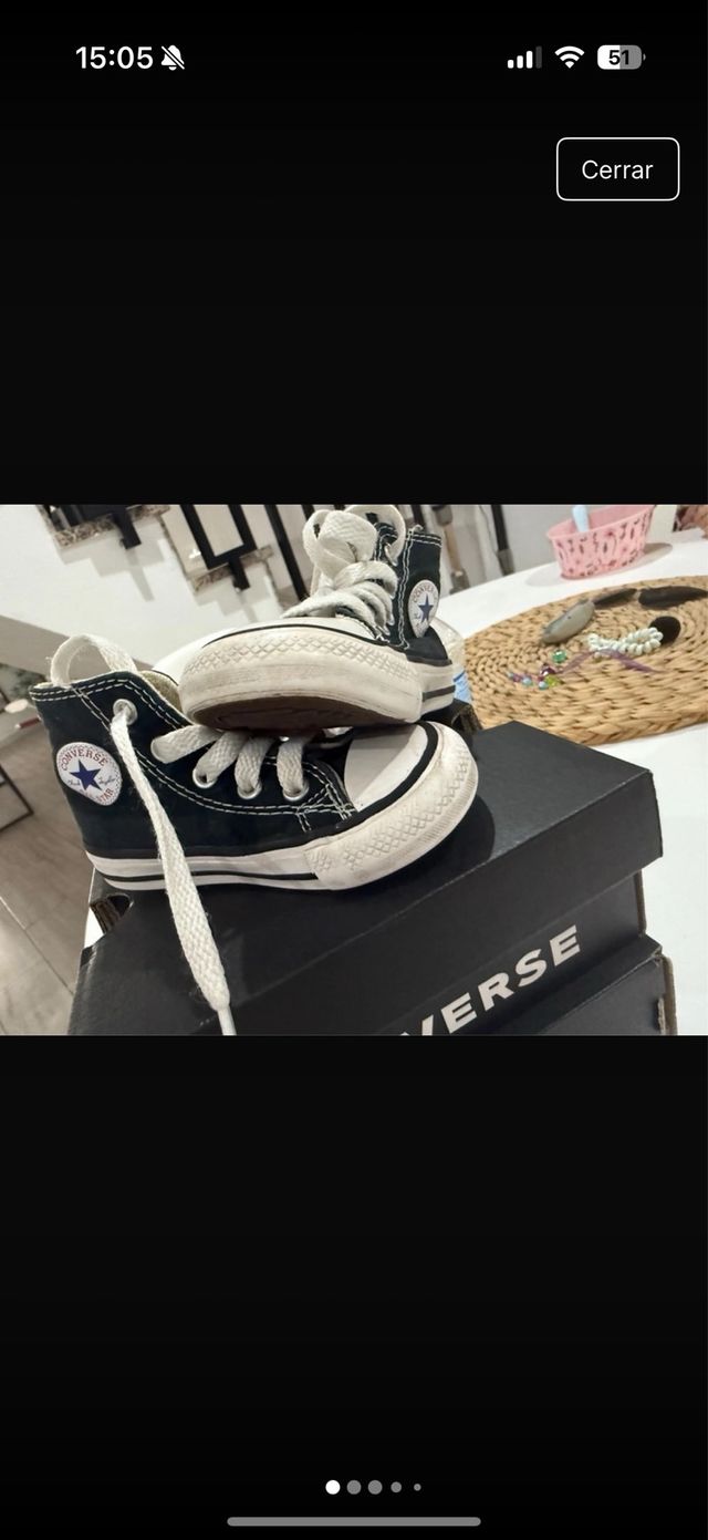 Converse niña talla 22
