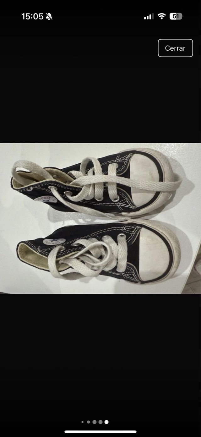 Converse niña talla 22