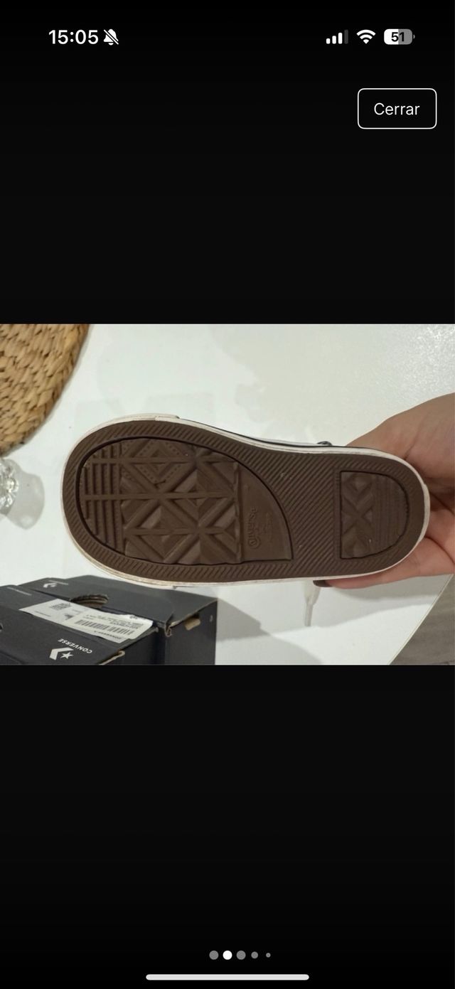 Converse niña talla 22