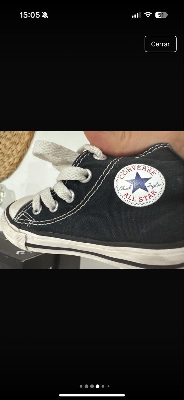 Converse niña talla 22