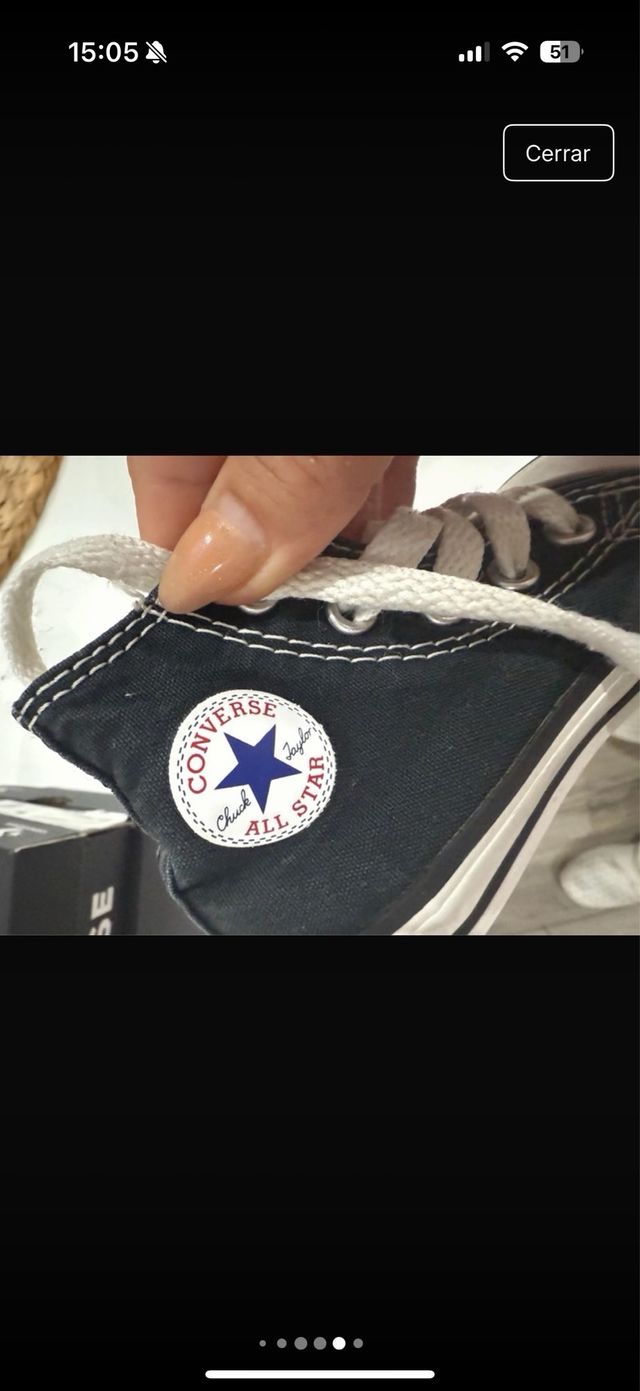 Converse niña talla 22