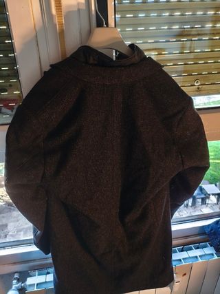 Abrigo Carl Gross Lana Gris Talla 50