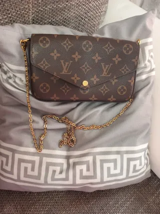 Bolso Louis Vuitton Marrón y Dorado