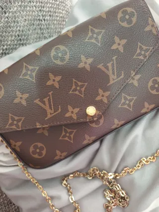 Bolso Louis Vuitton Marrón y Dorado