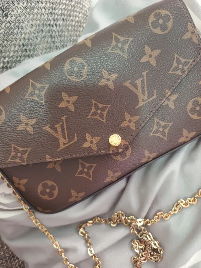 Bolso Louis Vuitton Marrón y Dorado