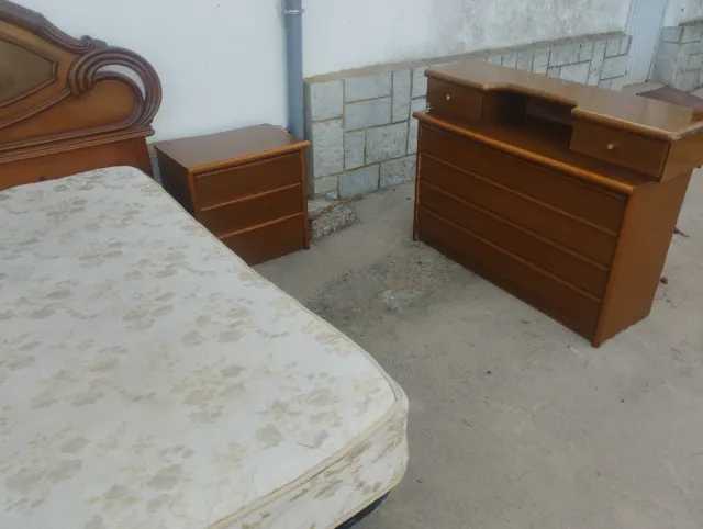 Habitación Matrimonio Madera y Tela