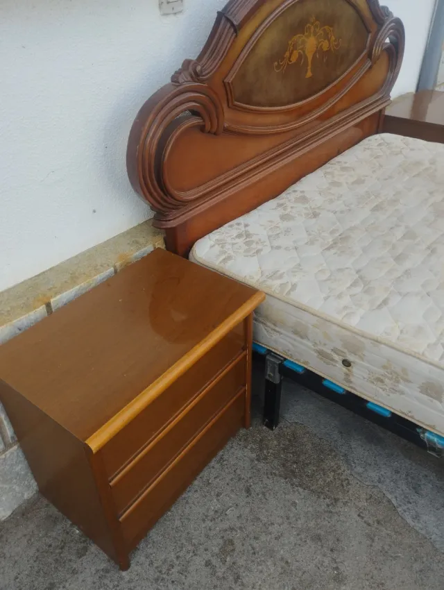 Habitación Matrimonio Madera y Tela