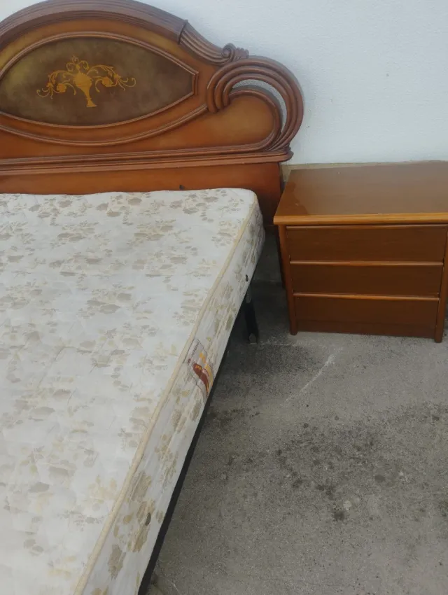 Habitación Matrimonio Madera y Tela