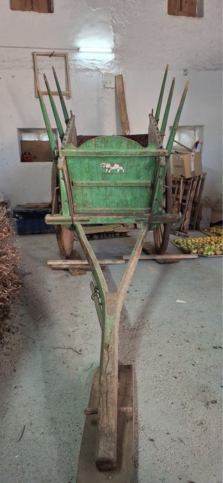 CARRO DE VACAS ANTIGUO EN LA PROVINCIA DE ZAMORA