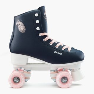 Patines 4 Ruedas Artísticos Niños y Mujer Oxelo Quad 100