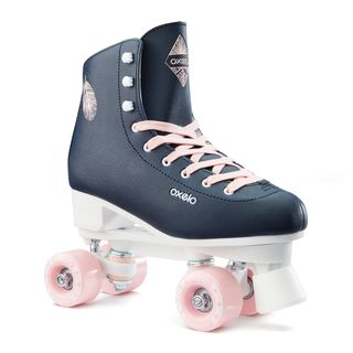 Patines 4 Ruedas Artísticos Niños y Mujer Oxelo Quad 100