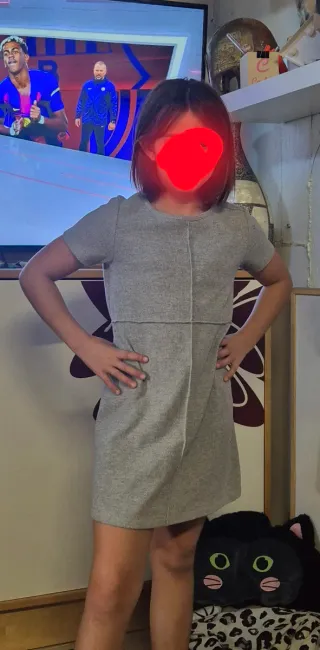 Cazadora negra y gris