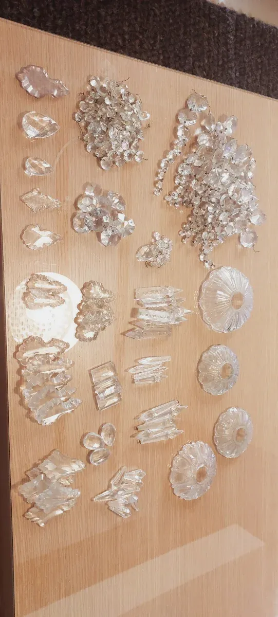 Lágrimas de cristal para lámpara